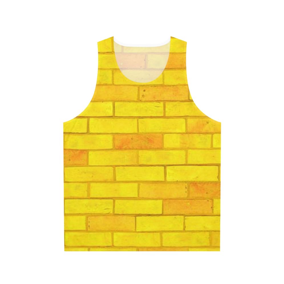 Unisex yellow brick road tank top