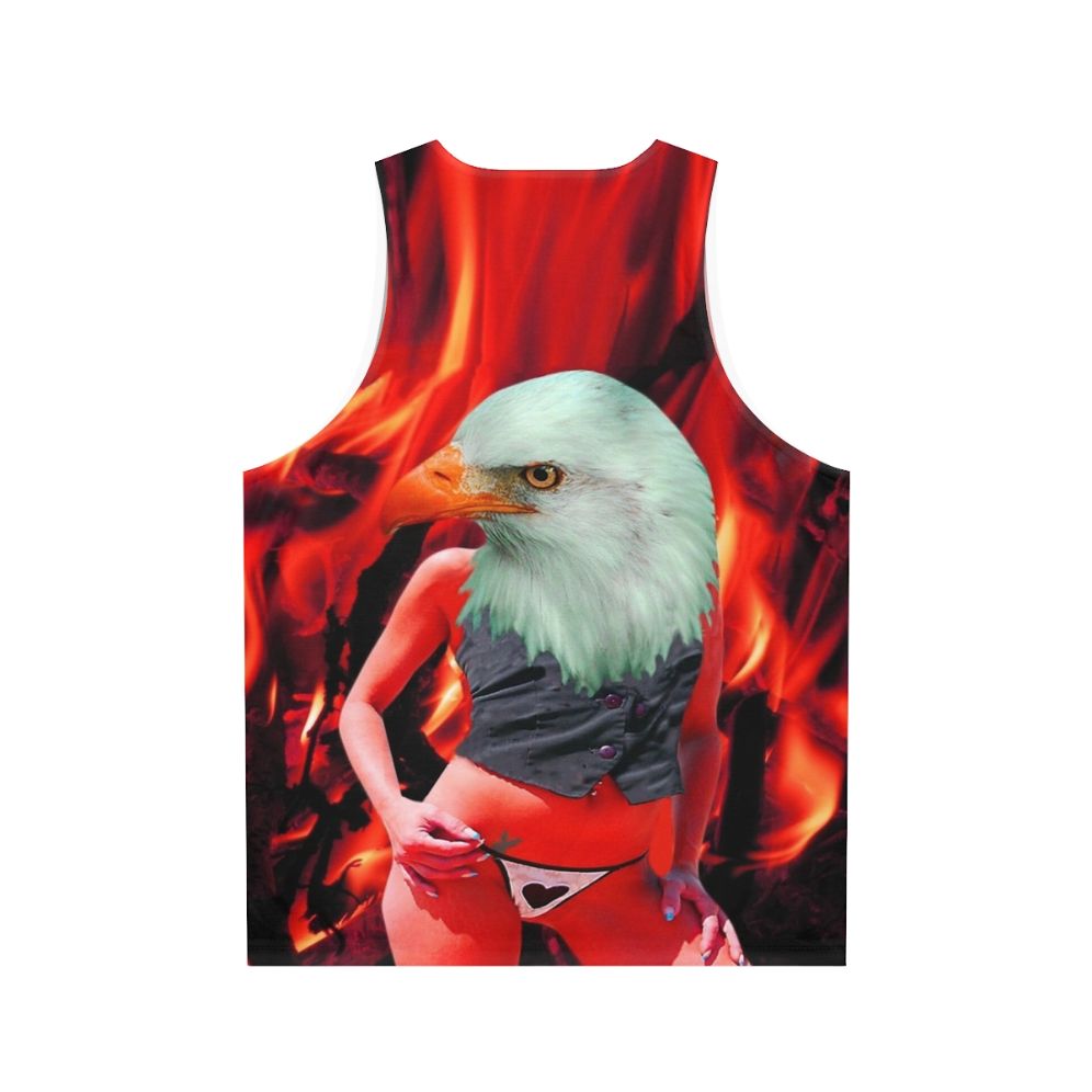 Vibrant phoenix unisex tank top - Back