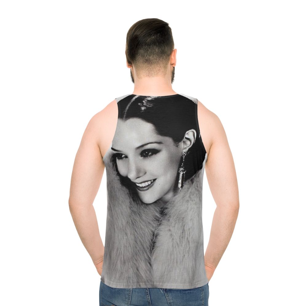 Lupe Velez Vintage Actress Tank Top - men back