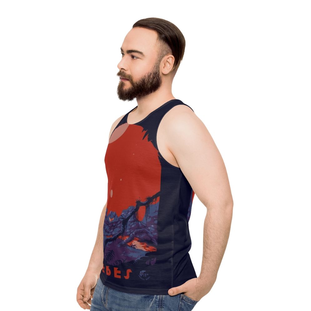 Unisex Metroid Tank Top - men side