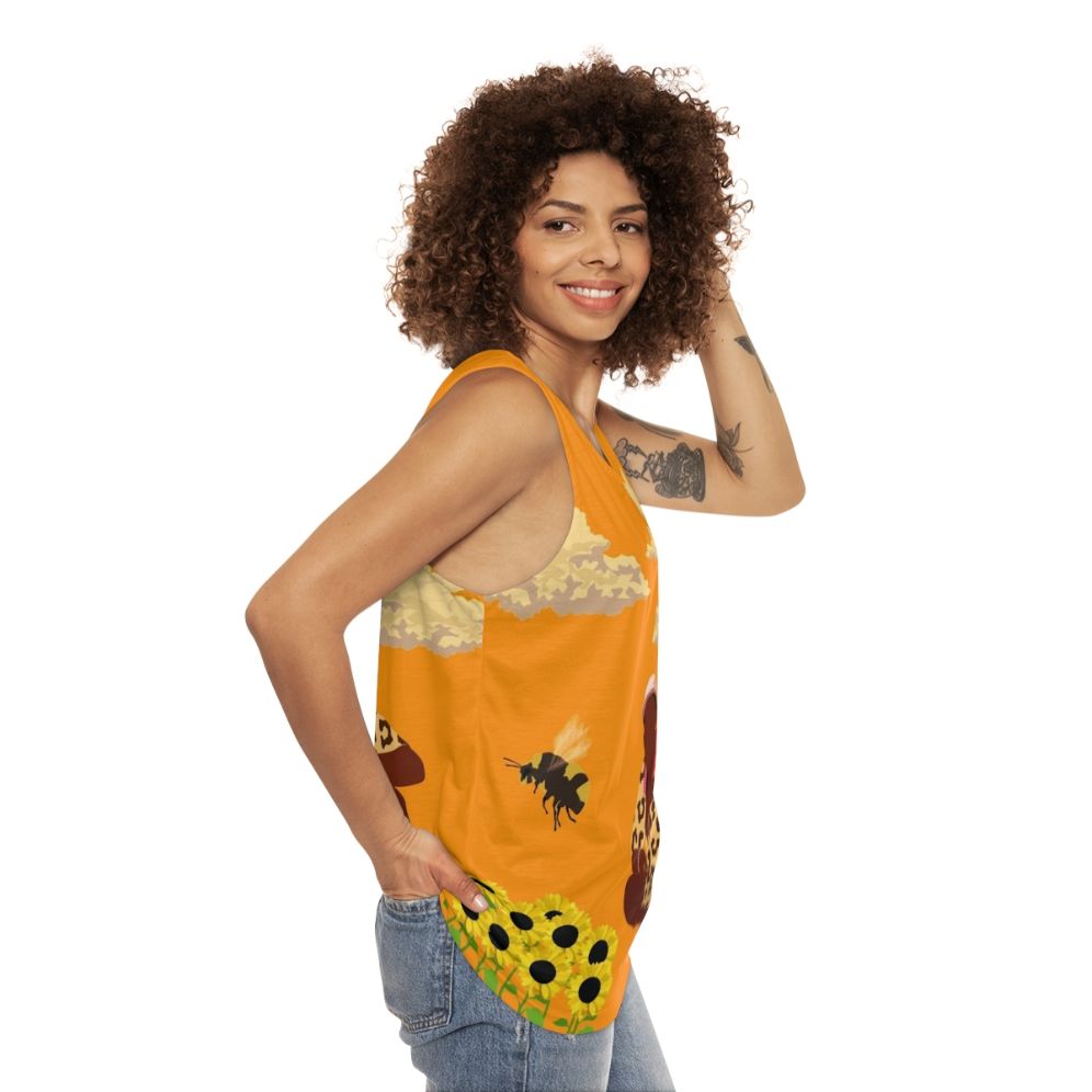 Tyler The Creator Flower Boy Unisex Tank Top - women side