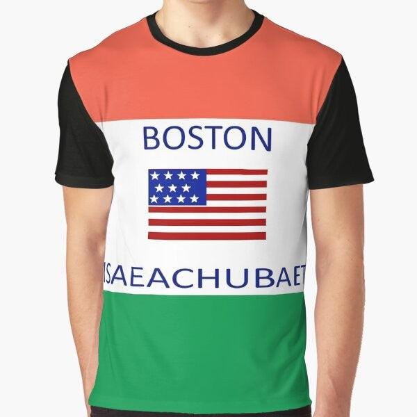 Boston Massachusetts meme graphic design t-shirt