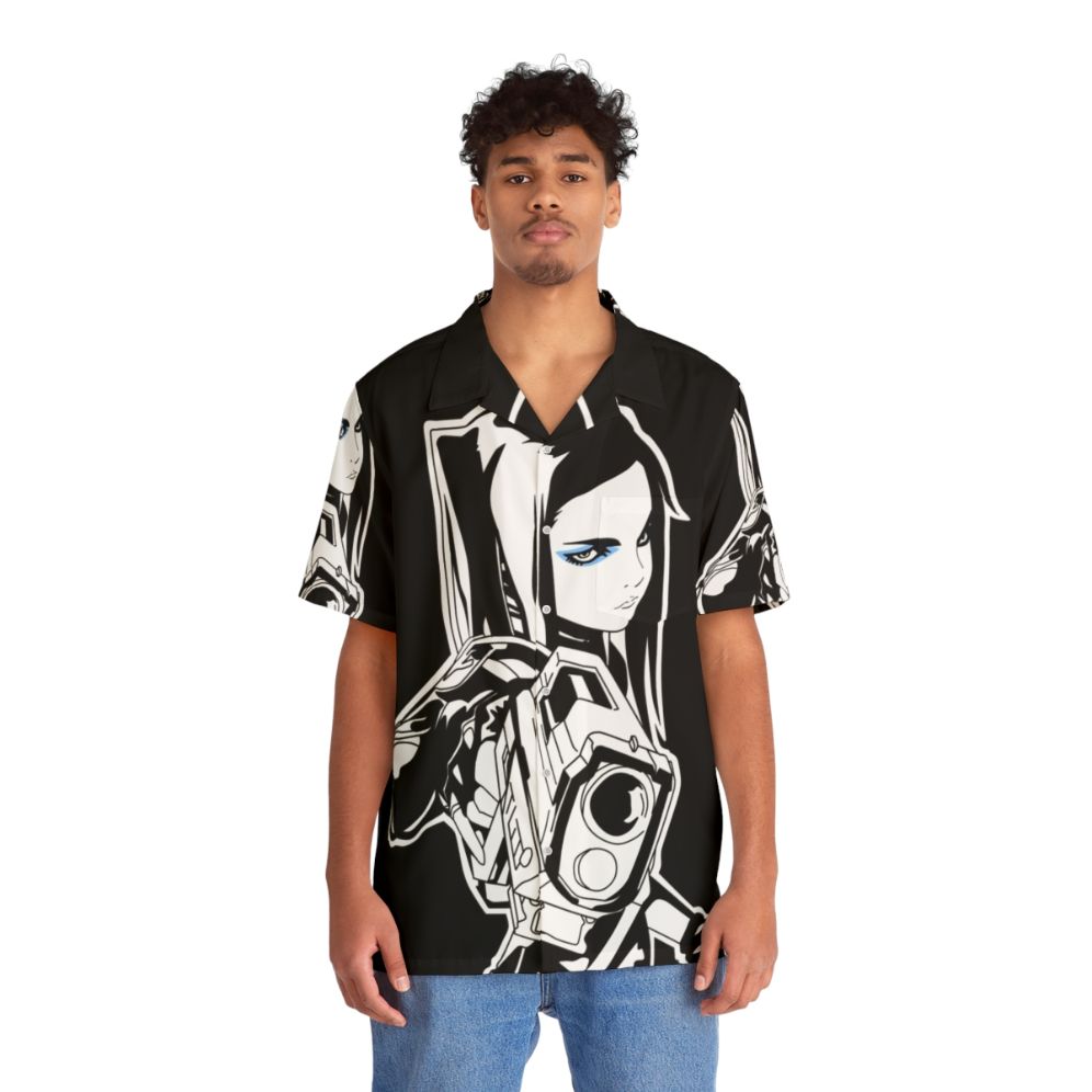 Re L Mayer Anime-Style Hawaiian Shirt - Lifestyle