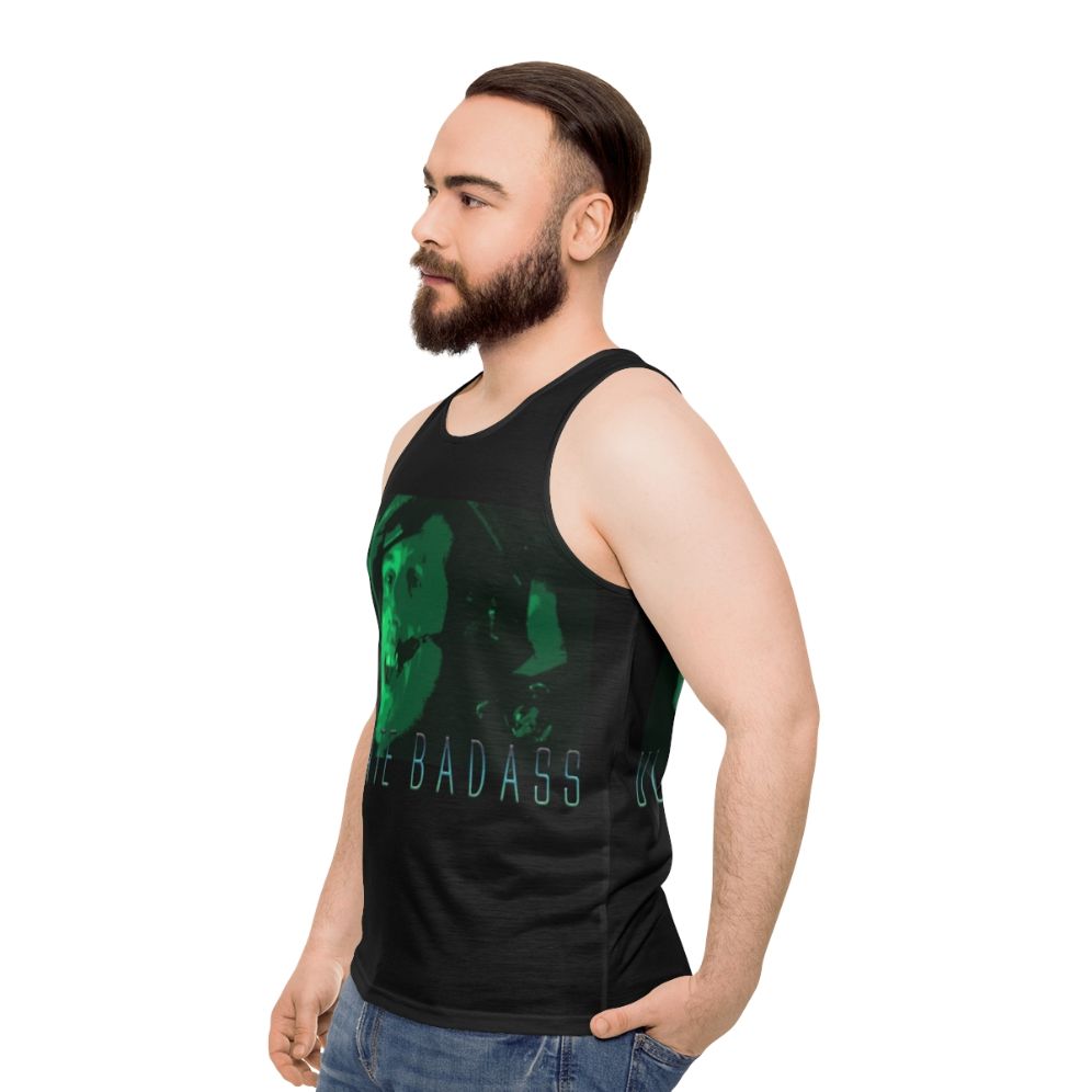 Badass unisex alien movie tank top - men side