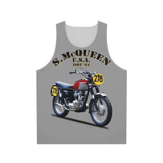 Classic Motorcycle ISDT 1964 Unisex Tank Top