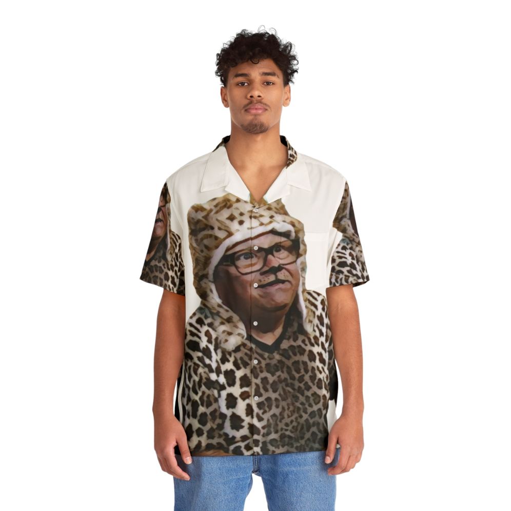 Cheetah print Hawaiian shirt - People Front