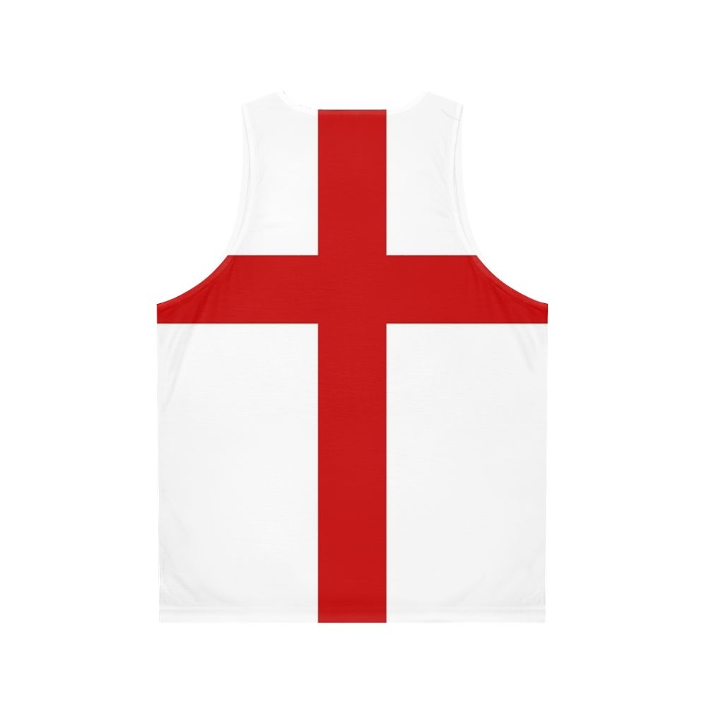 Patriotic St George Cross unisex tank top - Back