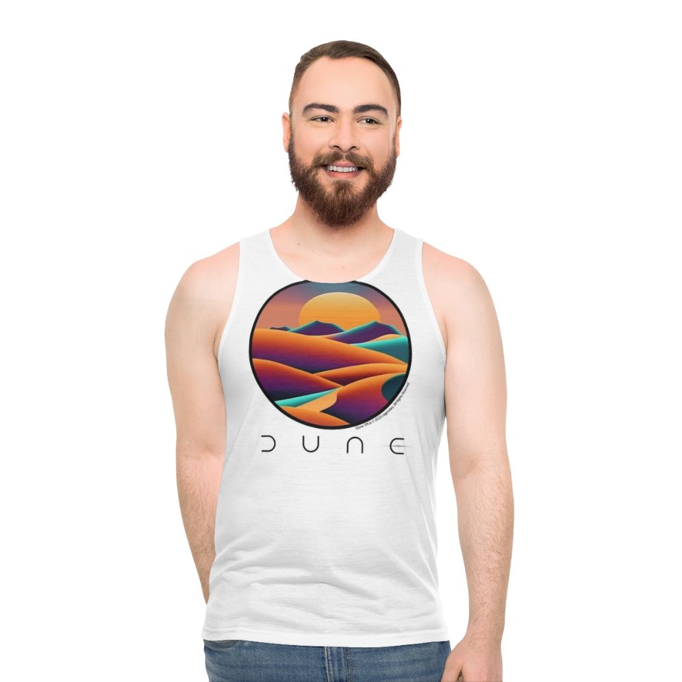 Dune Landscape Unisex Tank Top - men