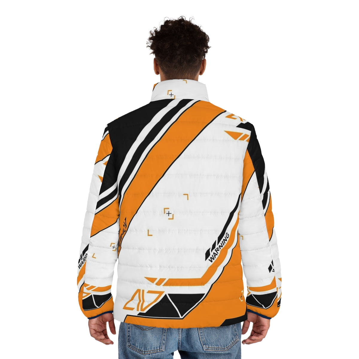 Counter Strike Global Offensive Asiimov Skin Puffer Jacket - men back