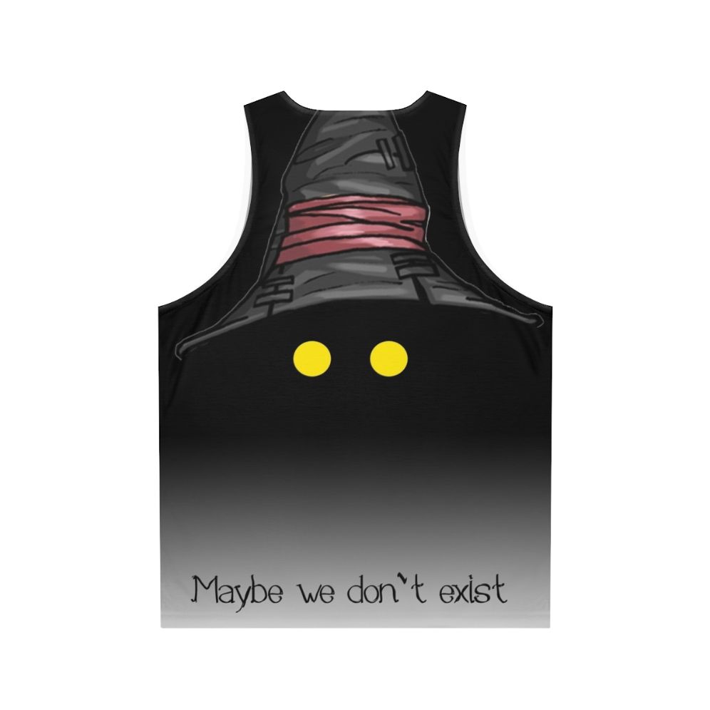 Final Fantasy IX Vivi "Maybe We Don't Exist" Unisex Tank Top - Back