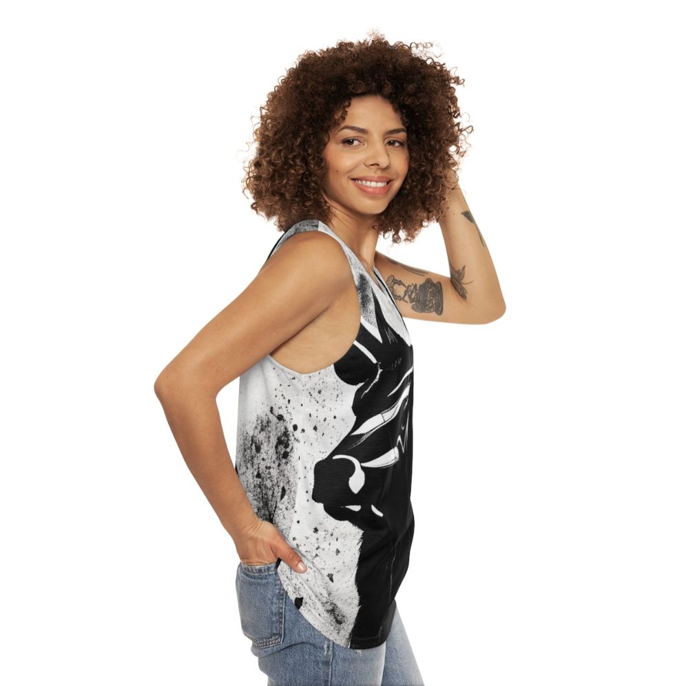 Stag Unisex Tank Top - women side