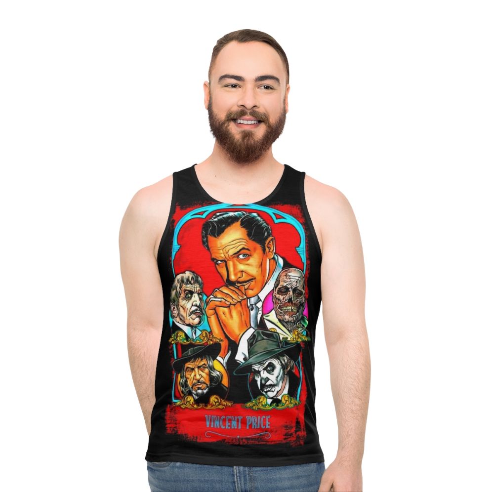 Vintage Vincent Price Master of Terror Unisex Tank Top - men