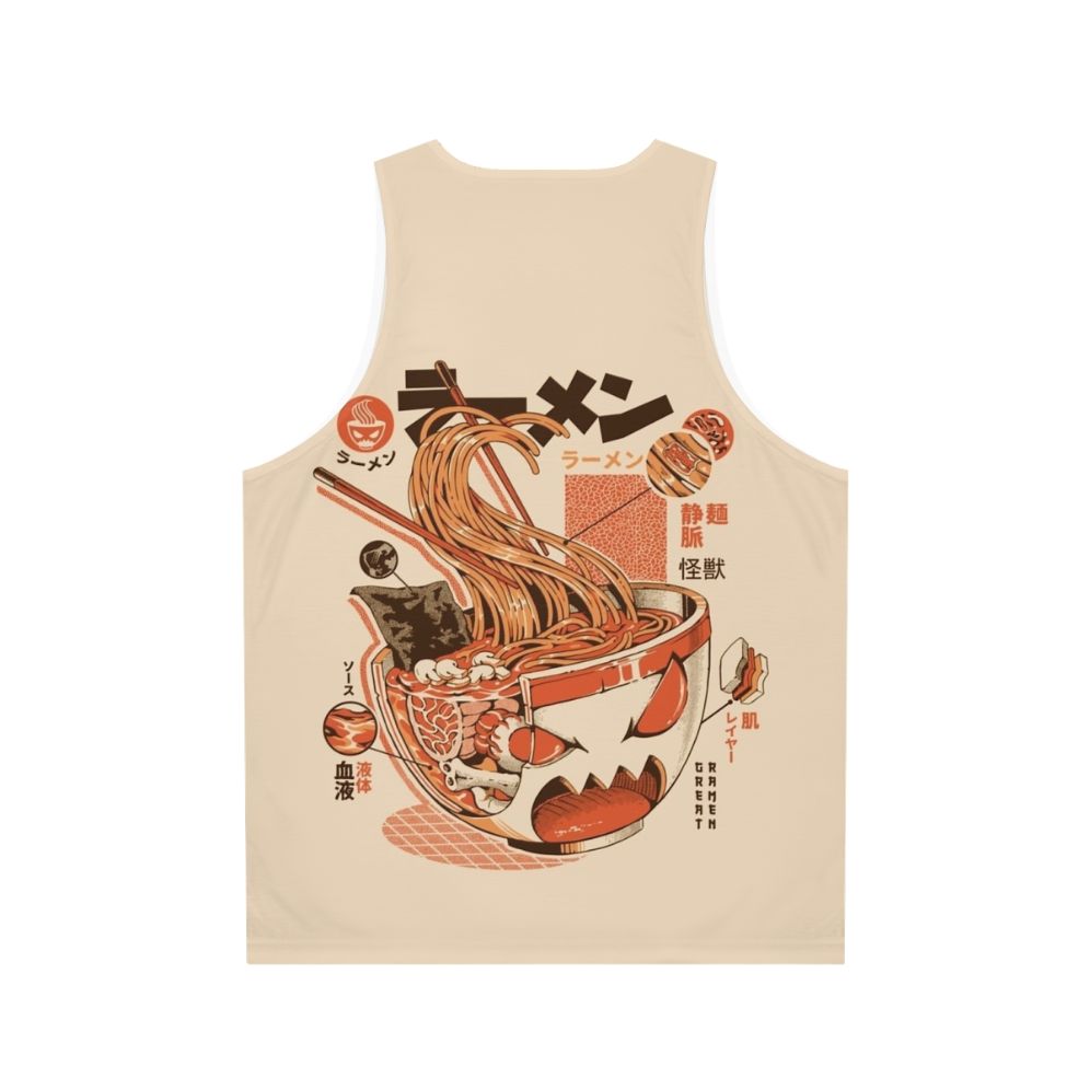 X-Ray Ramen Unisex Tank Top - Back