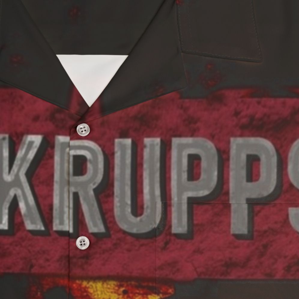 Die Krupps Industrial Metal Hawaiian Shirt - Detail