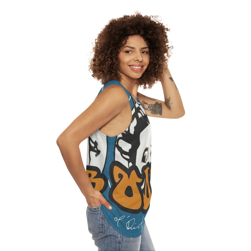 ODB NYC Graffiti Style Unisex Tank Top - women side