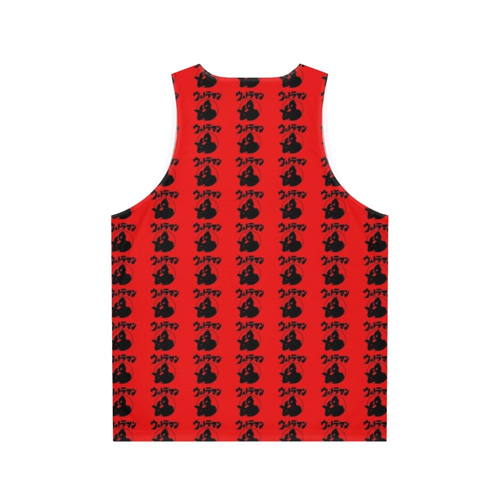 Retro Ultraman Kaiju Unisex Tank Top - Back