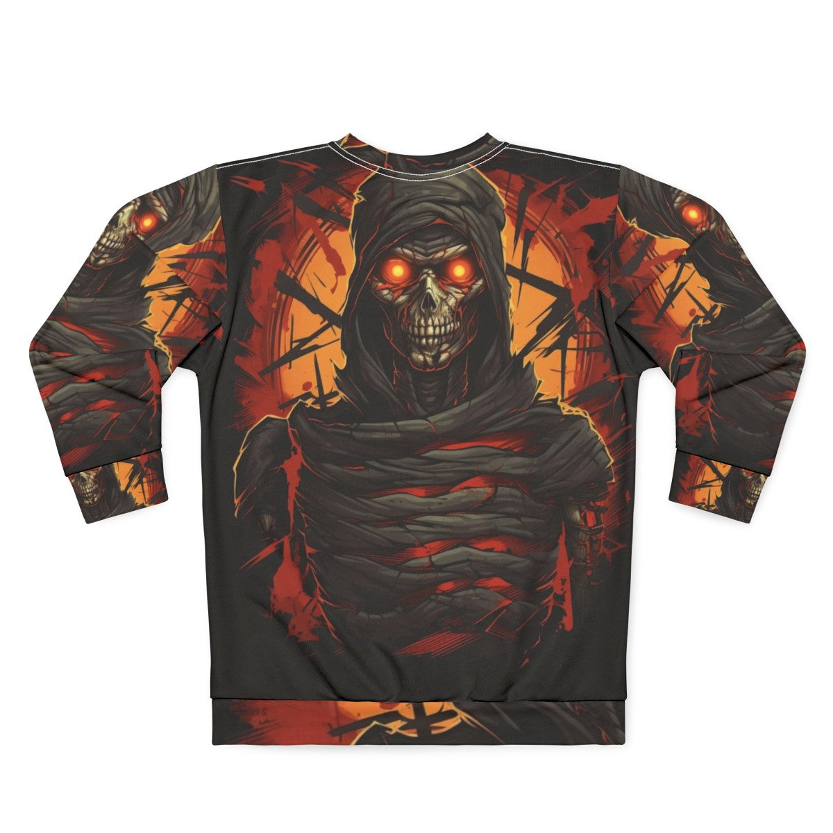 Sinister 'Writhing Darkness' sweatshirt with dark, gothic design - Back