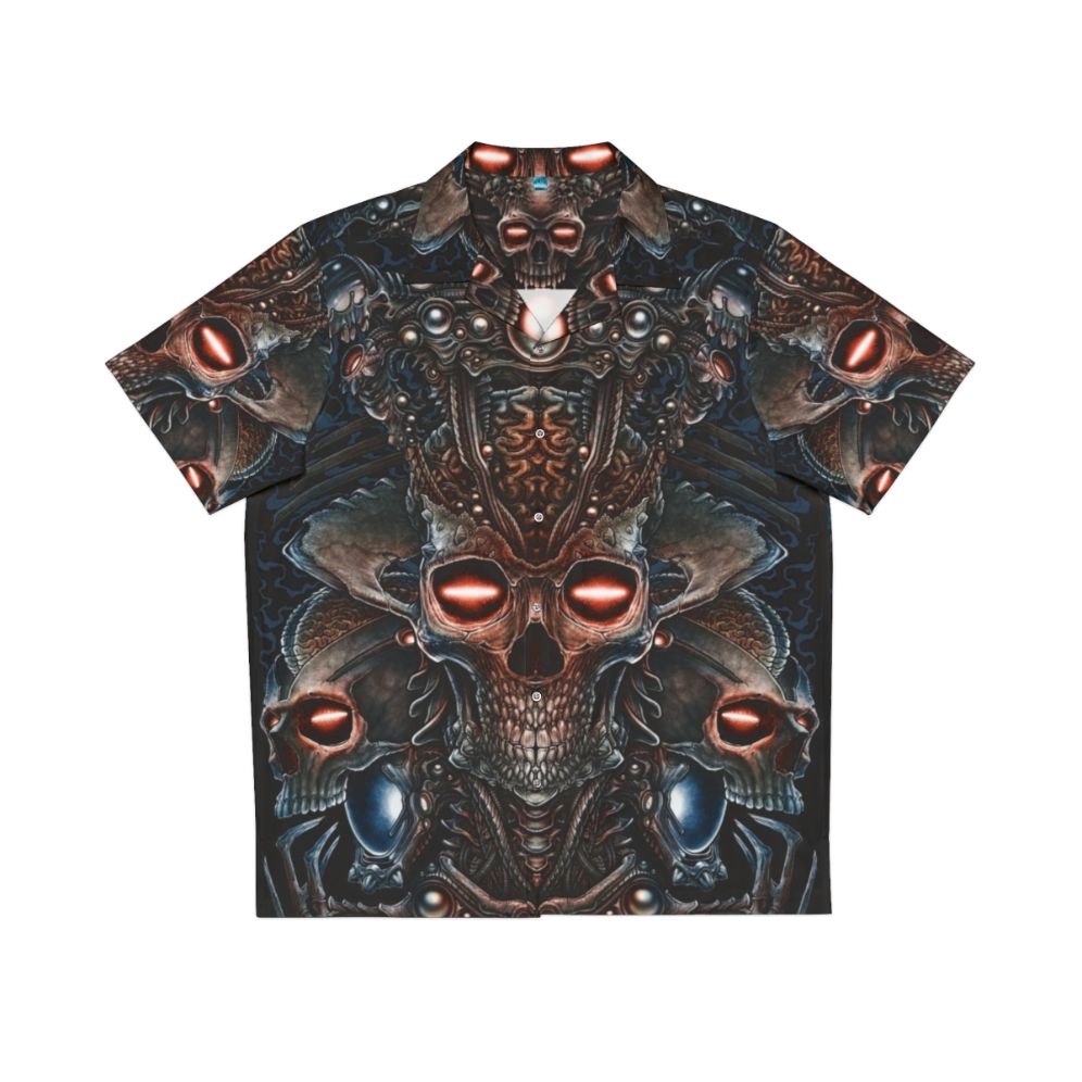 Winya No 148 1 Hawaiian Skeleton Sci-Fi Shirt