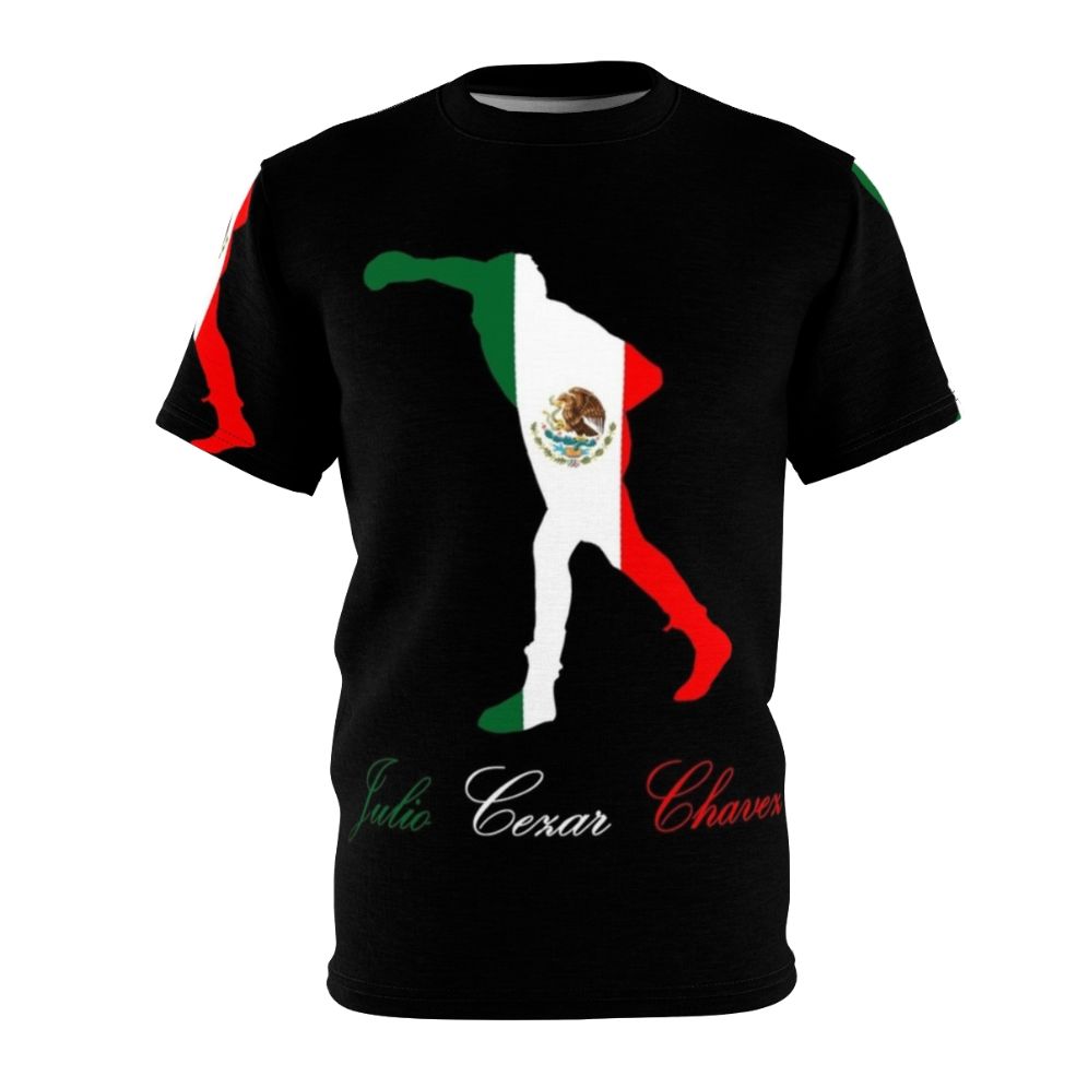 Tribute t-shirt featuring the iconic Mexican boxer Julio César Chávez