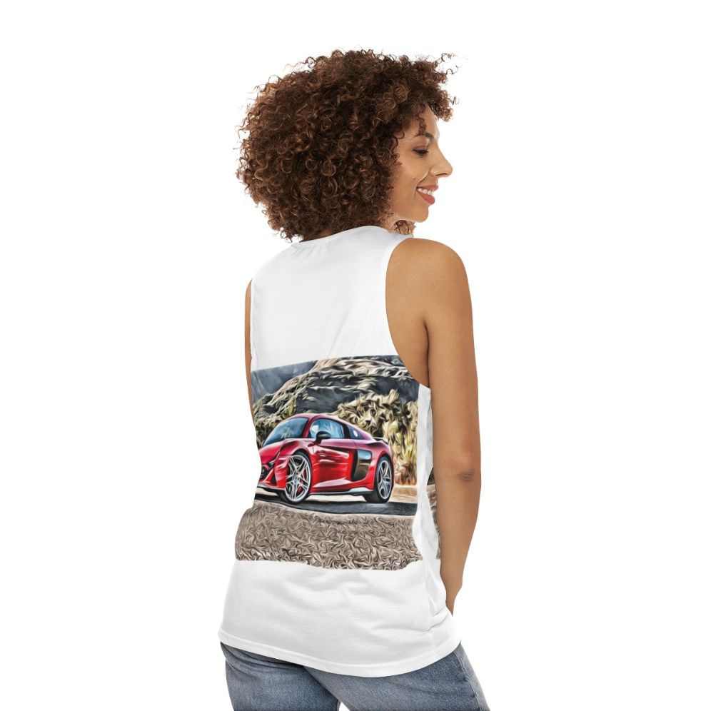 Audi R8 Unisex Tank Top - women back