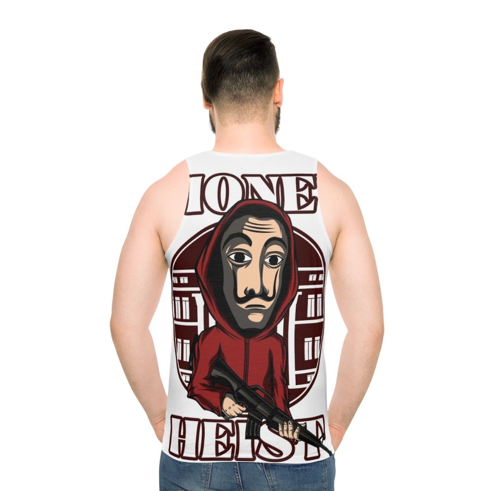 Money Heist Unisex Tank Top - men back