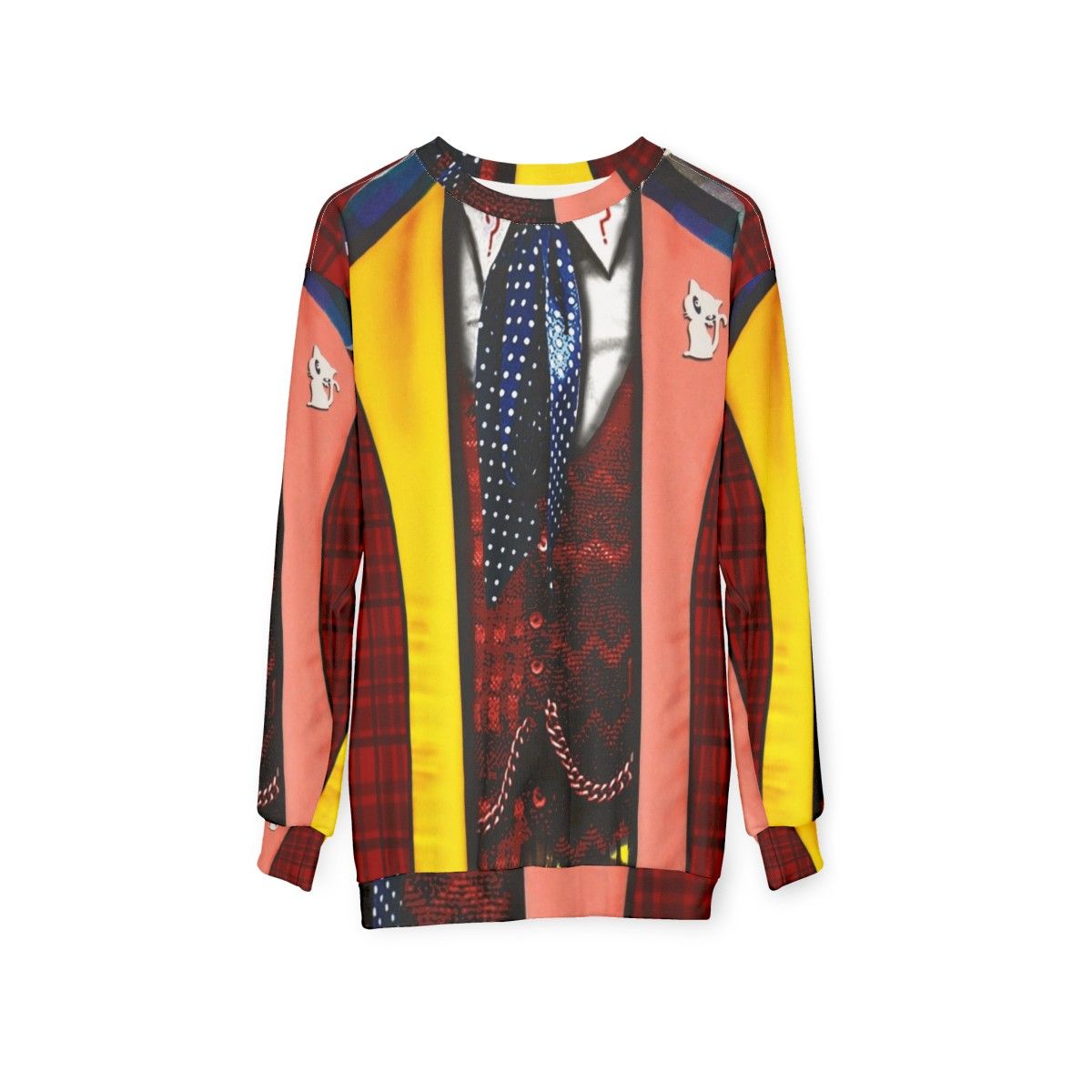 6th Doctor Who Cosplay Sweatshirt - hanging