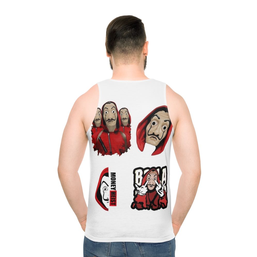 Money Heist Unisex Tank Top - men back