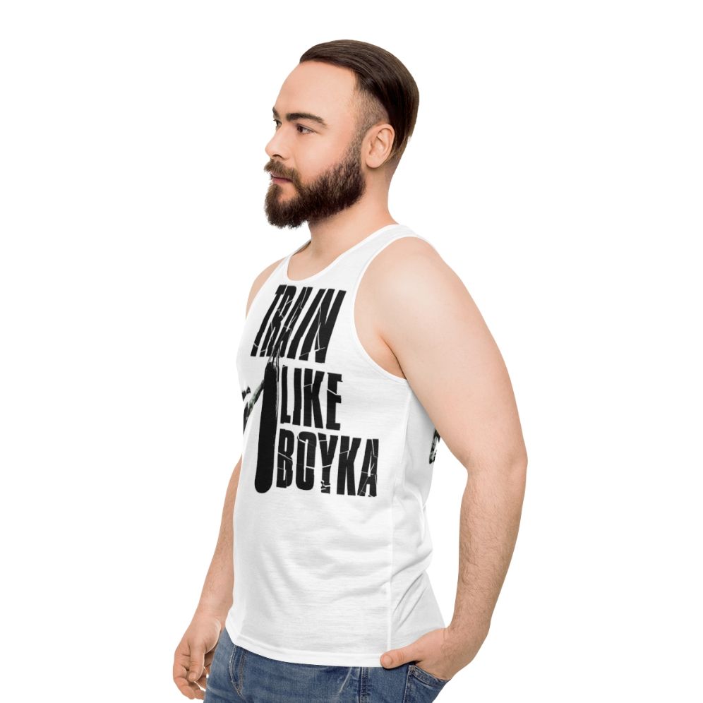 Yuri Boyka Inspired Unisex Tank Top - men side