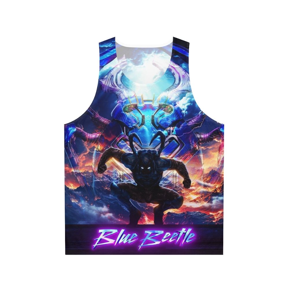 Blue Beetle Superhero Comic Book Unisex Tank Top