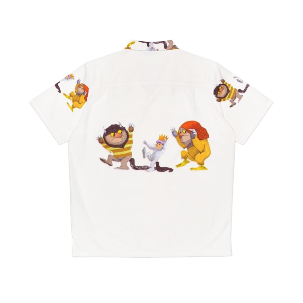 "Where the Wild Things Are Hawaiian Shirt - Featuring Max and Cute Dancing Monsters" - Back