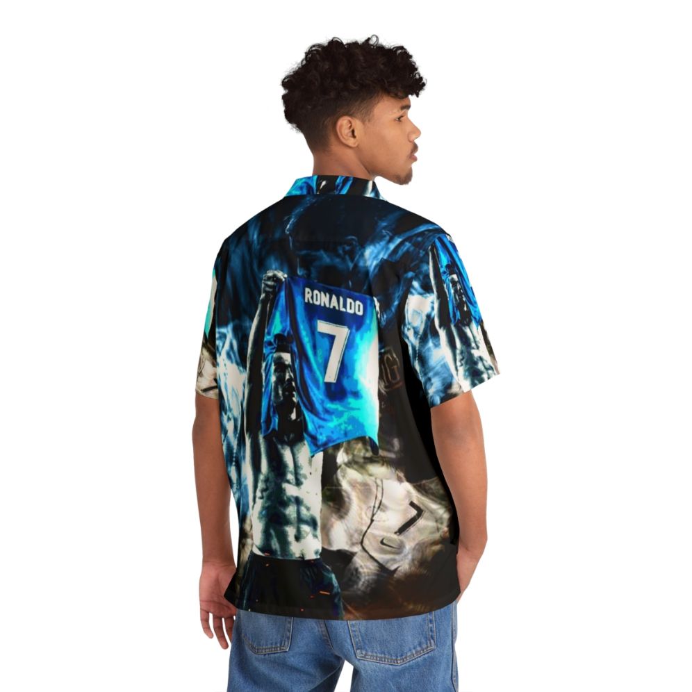 Cristiano Ronaldo Inspired Hawaiian Shirt - People Back