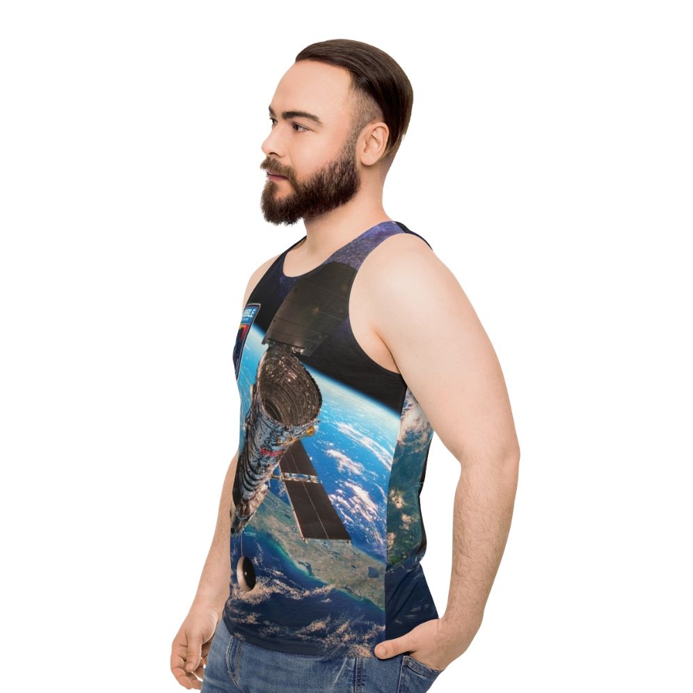 Unisex Hubble Space Telescope Tank Top - men side