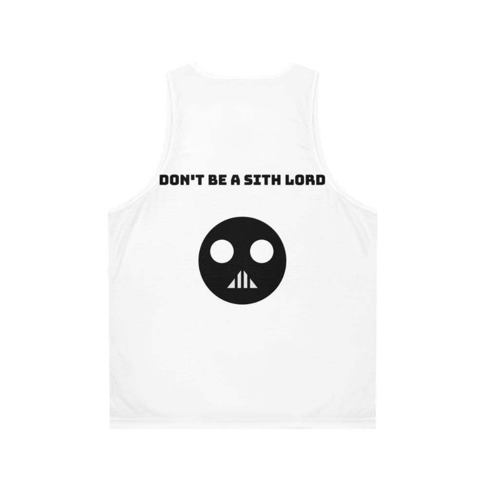 Sith Lord Unisex Star Wars Tank Top - Back