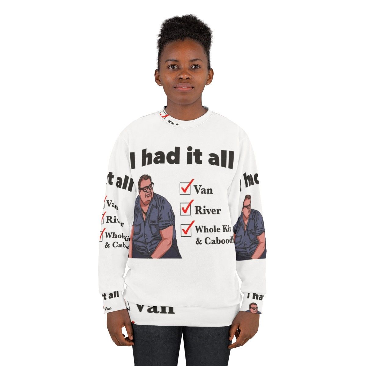 Matt Foley "Scared Straight" Chris Farley Inspired Sweatshirt - women