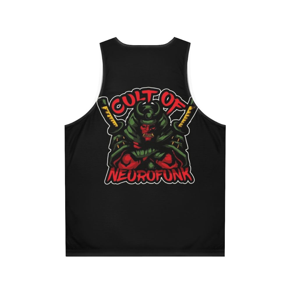 Neurofunk Basshead Samurai Unisex Tank Top - Back