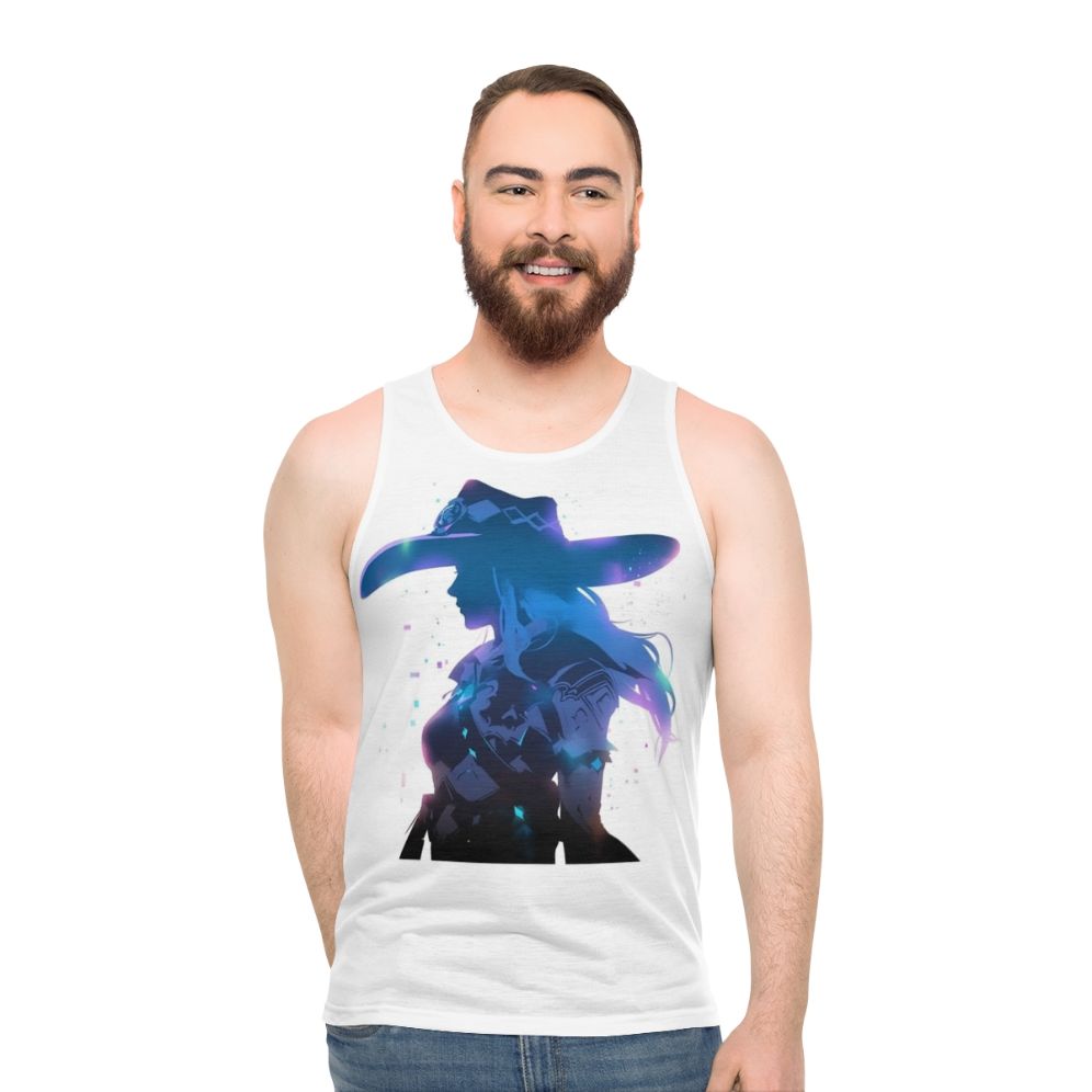 Ashe Overwatch Unisex Gaming Tank Top - men