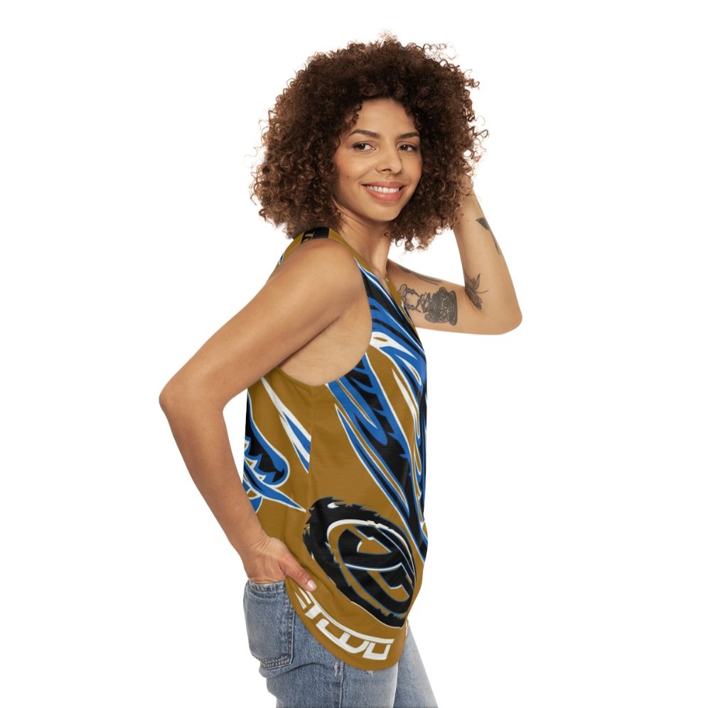 Synkro Unisex Hot Wheels Acceleracers Tank Top - women side