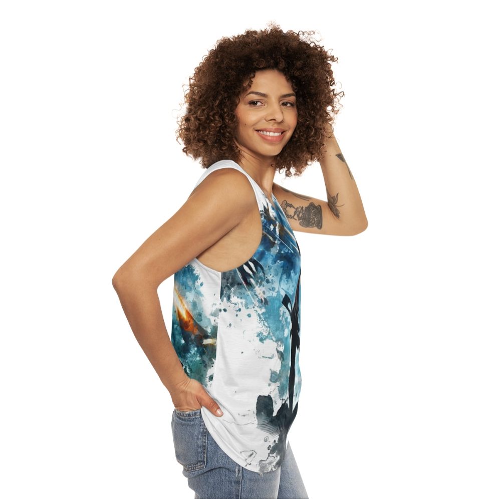 Mass Effect Unisex Tank Top 2 - women side