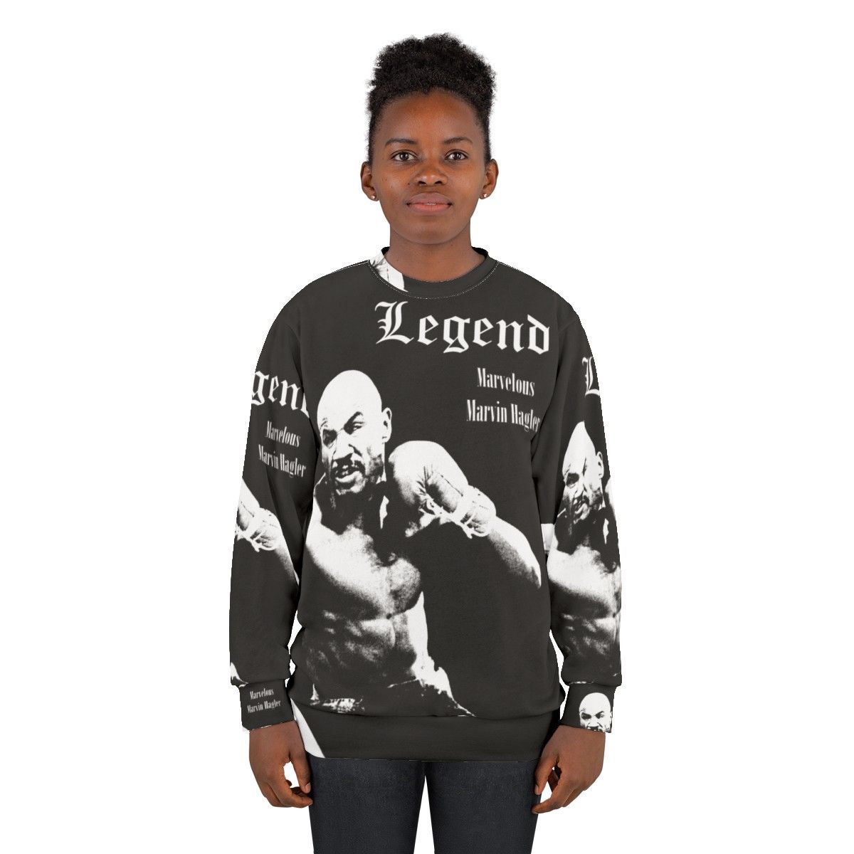 Marvelous Marvin Hagler Boxing Champion Sweatshirt - women