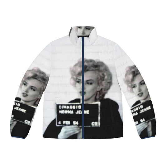 Marilyn Monroe Mugshot Puffer Jacket