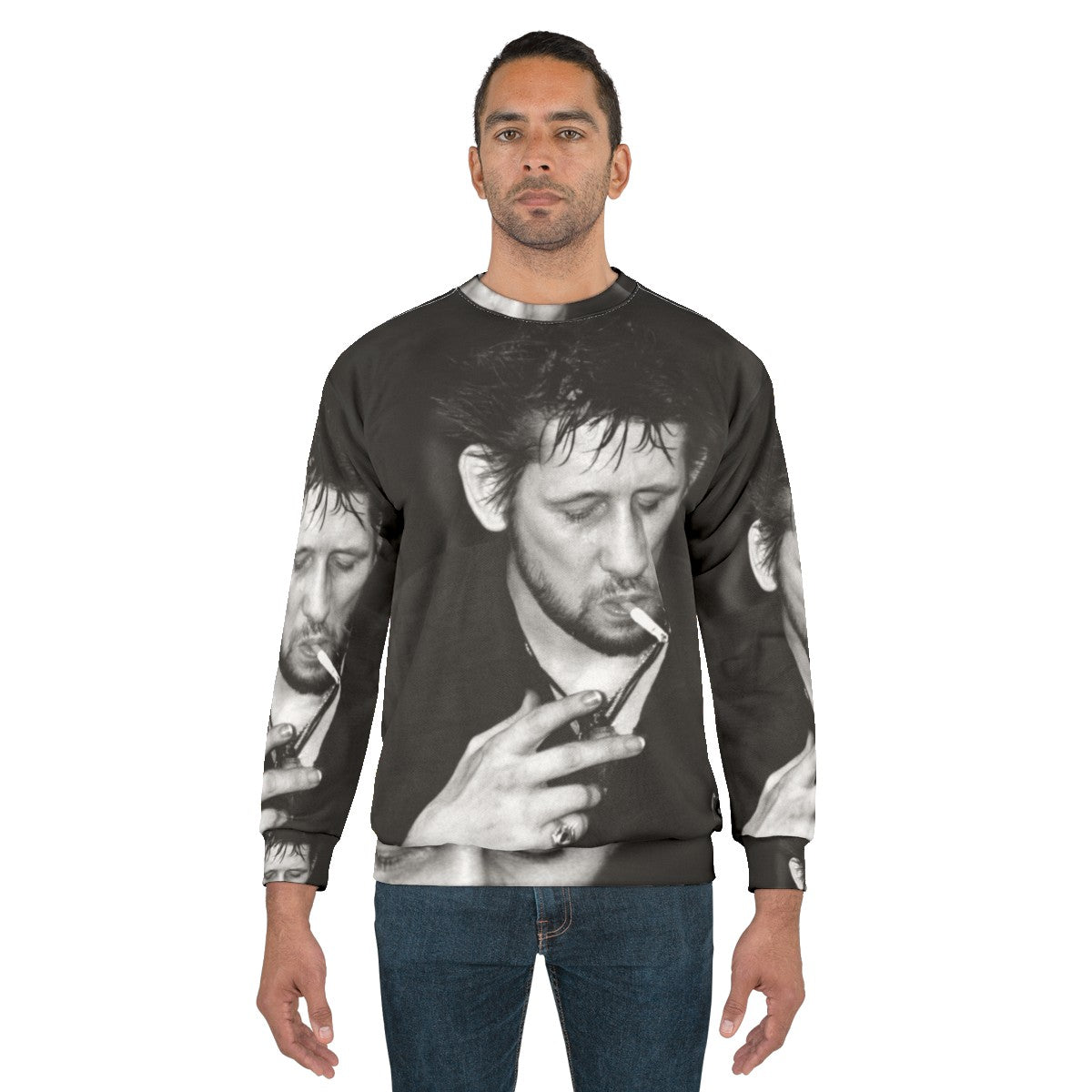 Shane Macgowan Smoking Punk Rock Sweatshirt - men