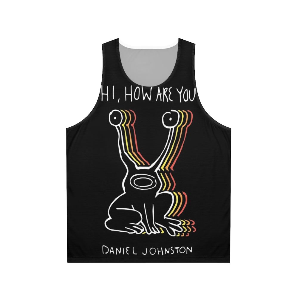 Daniel Johnston inspired unisex tank top