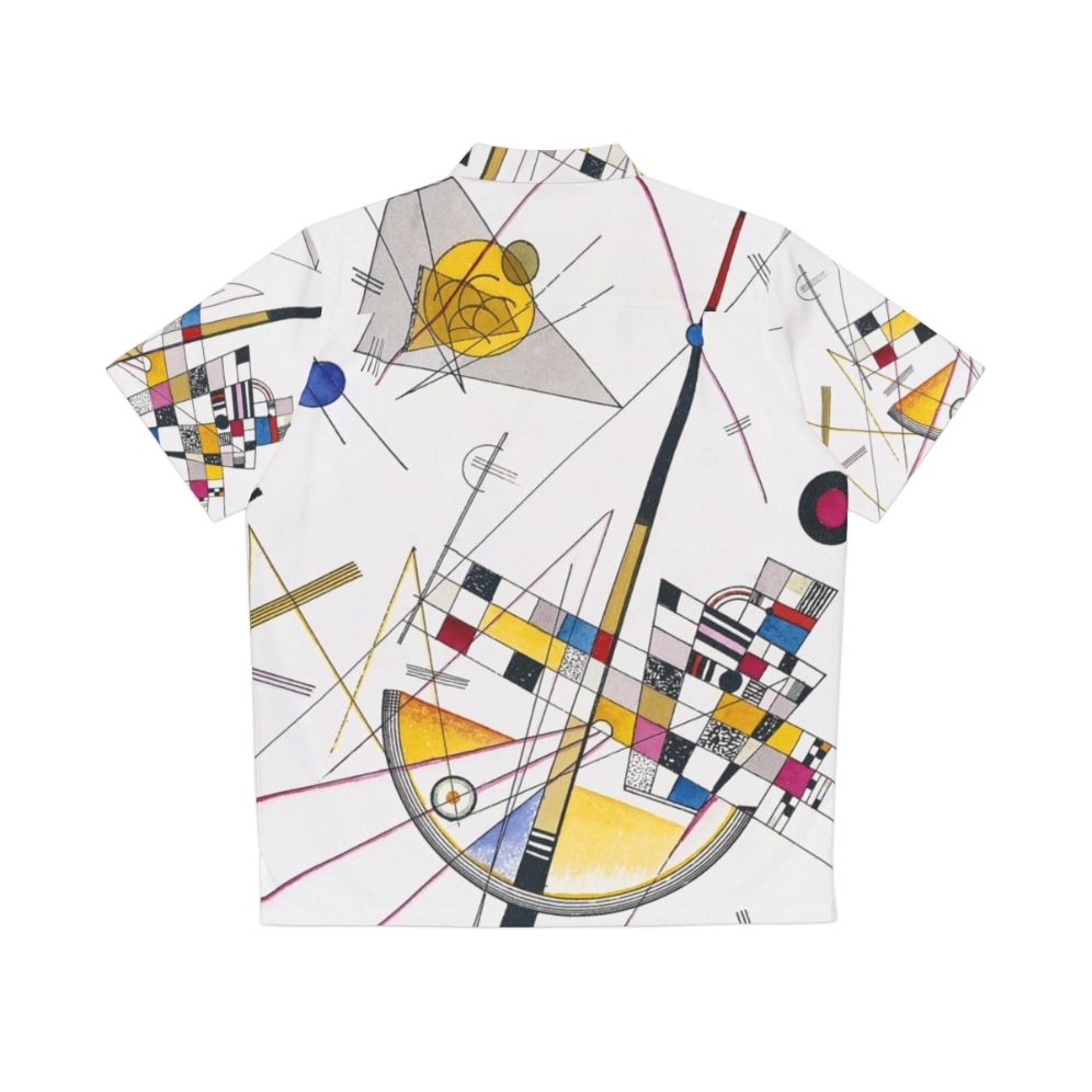 Wassily Kandinsky inspired abstract art Hawaiian shirt - Back