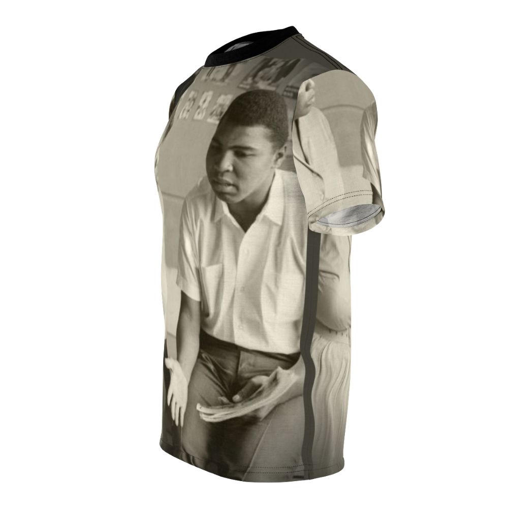 Commemorative t-shirt featuring civil rights activists Fannie Lou Hamer and Muhammad Ali - men left