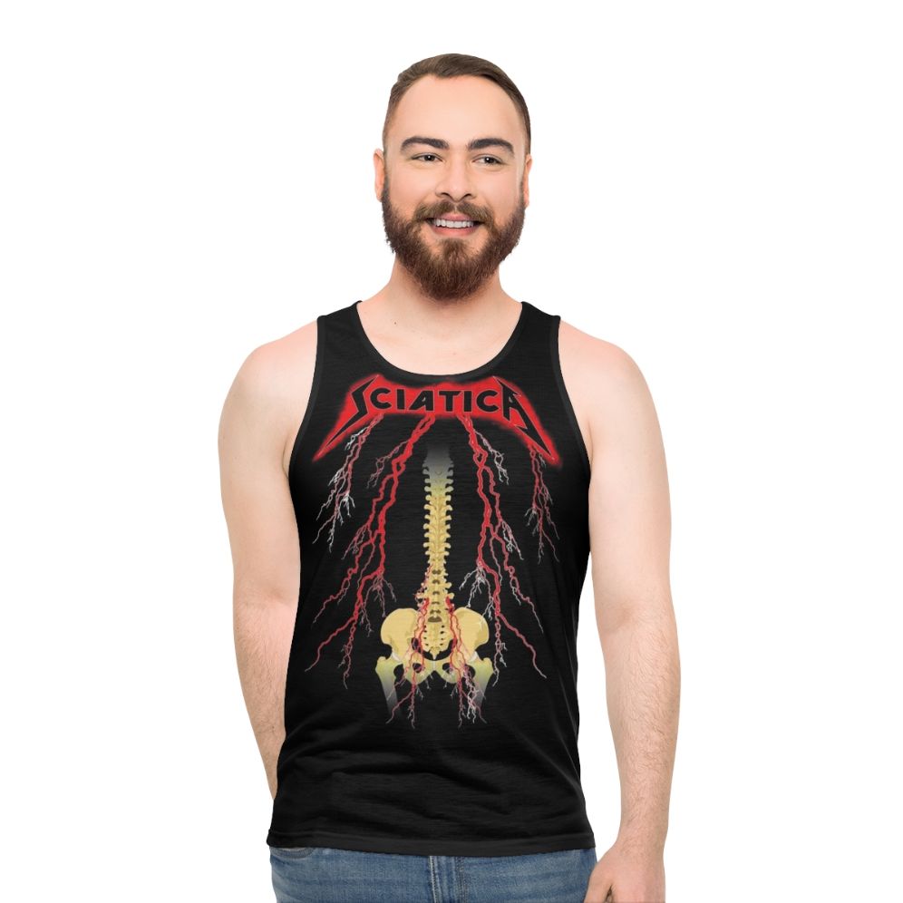 Retro Unisex Sciatica Support Muscle Tank Top - men