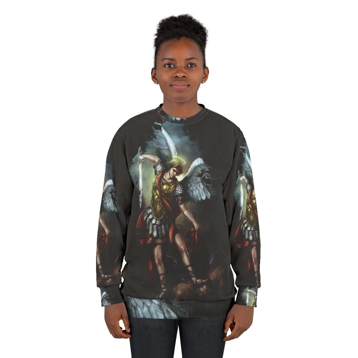 Archangel Michael Angel Wings Sweatshirt - women