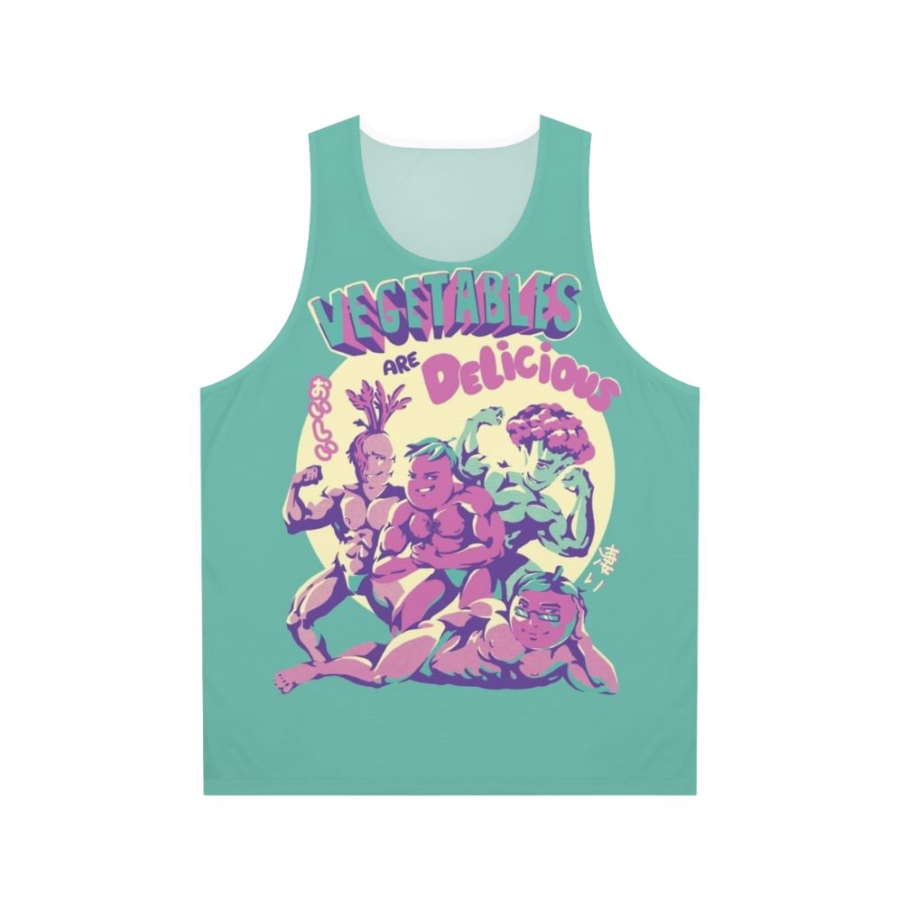 Vegetables Are Delicious Graphic Unisex Tank Top