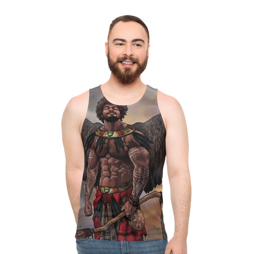 Unisex gay pride muscle fit tank top - men