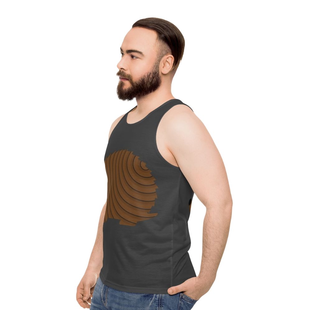 Legendary Hedgehog Unisex Tank Top - men side