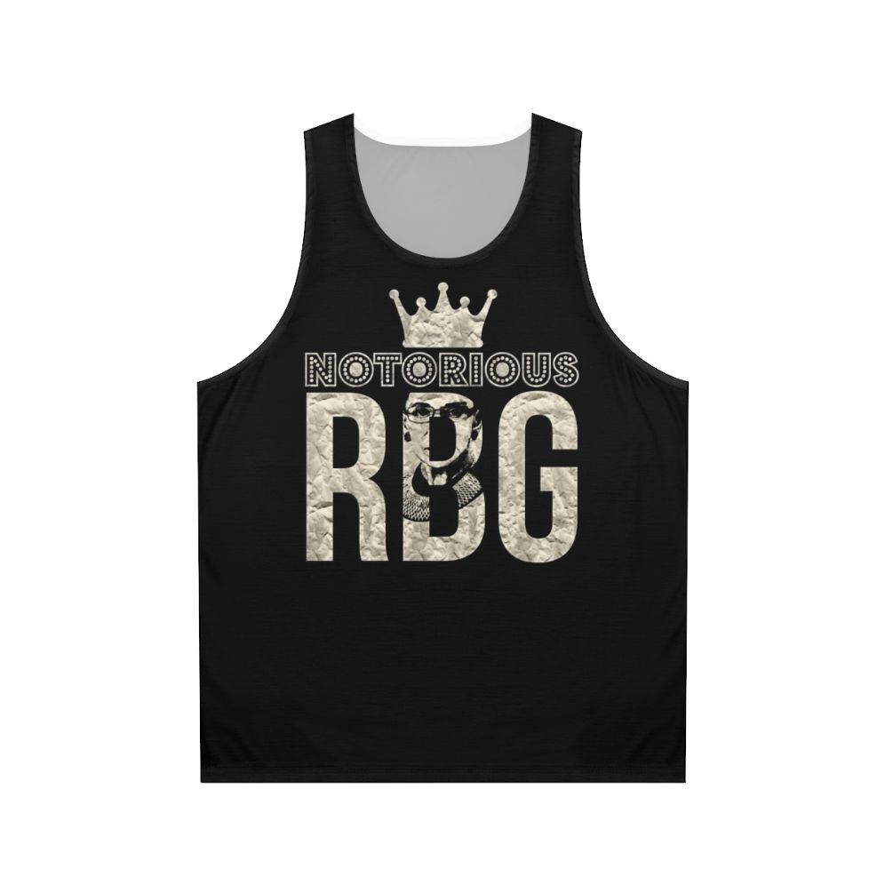 Ruth Bader Ginsburg Notorious RBG Feminism Unisex Tank Top